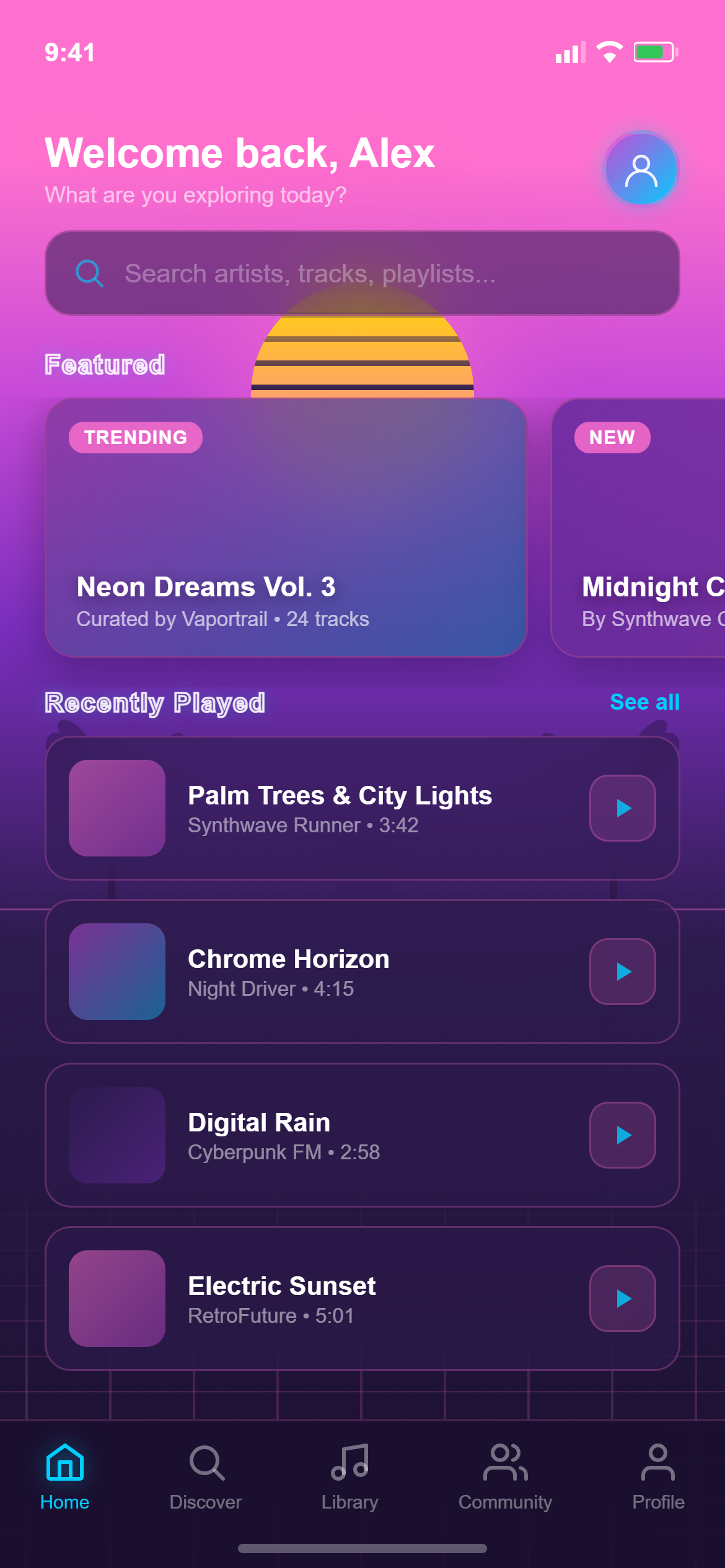 Vaporwave Home